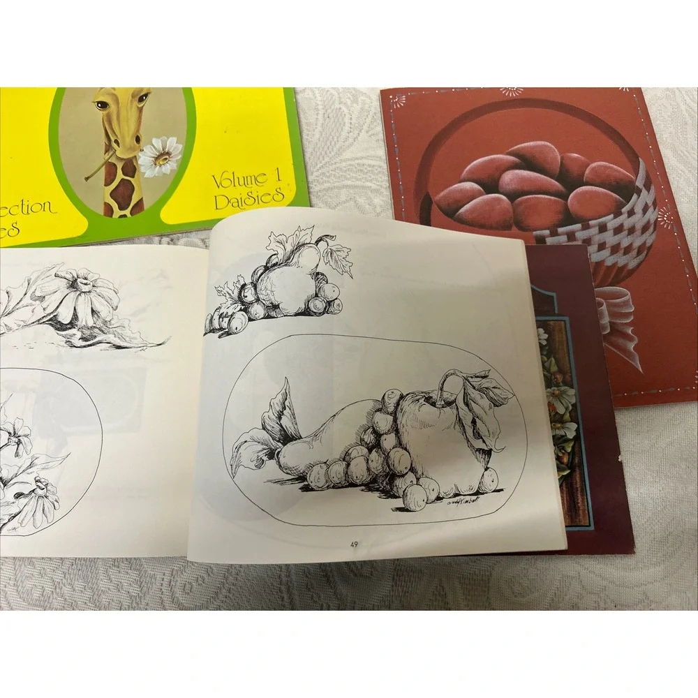 TOLE PRISCILLA HAUSER &HERTA IDEA BOOKS PAINTING‎ BOOKS 1977,78 AND 80 VINT Book